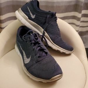 Nike 5.0 Nike free sneakers blue sparkle